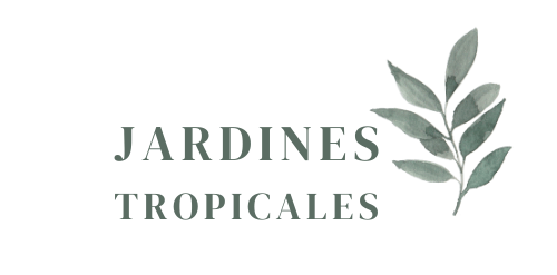 Logo de jardines tropicales